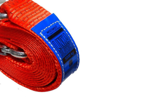 LINA LINKA HOLOWNICZA Z HAKAMI 4,5m 5000kg 5T TAŚMOWA