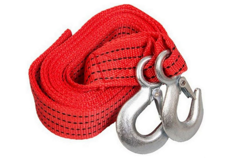 LINA LINKA HOLOWNICZA Z HAKAMI 4,5m 5000kg 5T TAŚMOWA