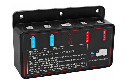 Lampy ostrzegawcze led 16W 12V stroboskop pilot
