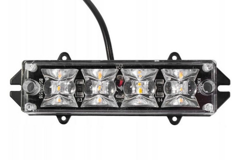 Lampy ostrzegawcze led 16W 12V stroboskop pilot