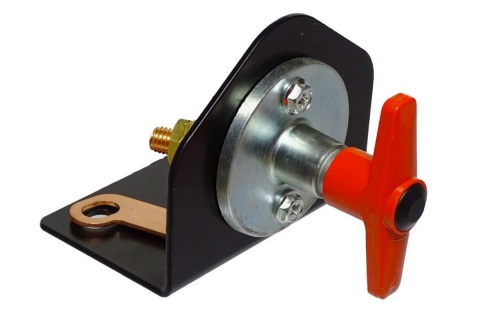 Wyłącznik prądu hebel 2 biegunowy na wsporniku 12/24V 300A