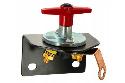 Wyłącznik prądu hebel 2 biegunowy na wsporniku 12/24V 300A