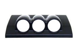 Adapter zegarów 3x52mm MAZDA 6 konsola