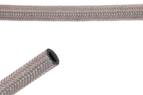 Przewód paliwowy gumowy w oplocie AN6 100cm