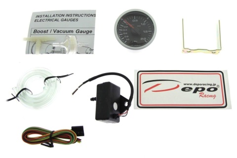 Zegar Depo CSM 52mm TURBO ELECTRIC -1 do 2 BAR