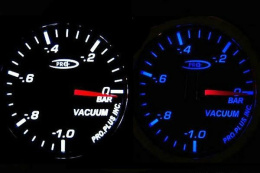 Zegar Pro 52mm VACUUM Blue&White