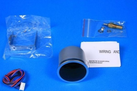 Zegar Pro 52mm TEMPERATURY WODY Red&White