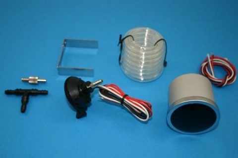 Zegar Pro 52mm TURBO ELECTRIC Red&White