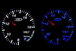 Zegar Pro 52mm WOLTOMIERZ Blue&White