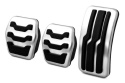 Nakładki na pedały FORD FIESTA MK6 2008-2017 MANUAL stal nierdzewna