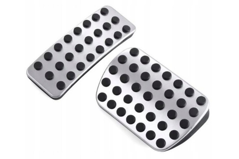 Nakładki na pedały MERCEDES A KLASA W168 W169 W176 AUTOMAT stal nierdzewna