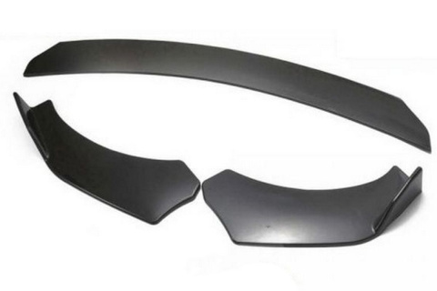 Uniwersalny splitter przedniego zderzaka 3 częściowy