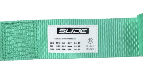 Pasy sportowe 4 punktowe 2" Slide V2 miętowe E4