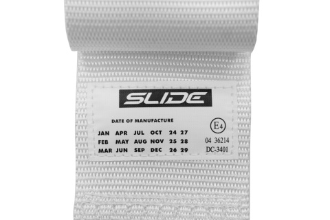 Pasy sportowe 4 punktowe 3" Slide V2 fioletowe E4