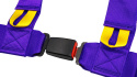 Pasy sportowe 4 punktowe 3" Slide V2 fioletowe E4